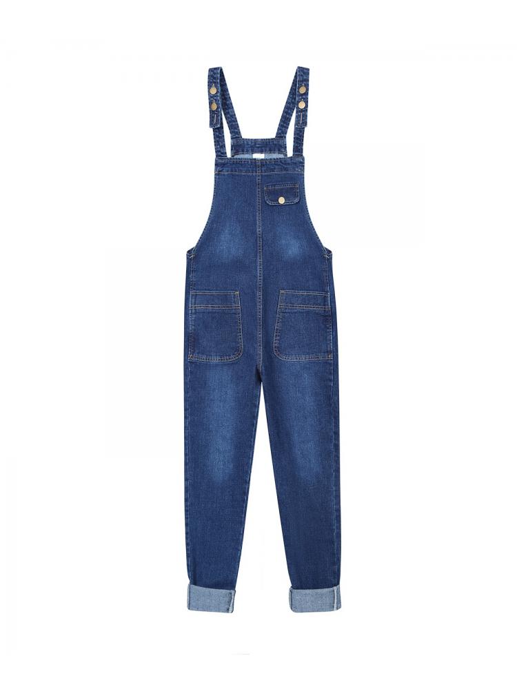 Jumpsuits Women High waist plus size Casual Straight Ladies Female Denim Ankle-length Jeans Rompers 6XL 7XL 8XL