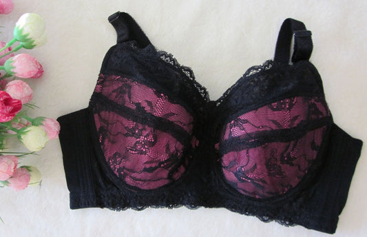 Extra Large Plus Size Womens Bra Cup Bras Full Figured Bras 34 36 38 40 42 44 46 48 B C D E F G H Soutien Gorge