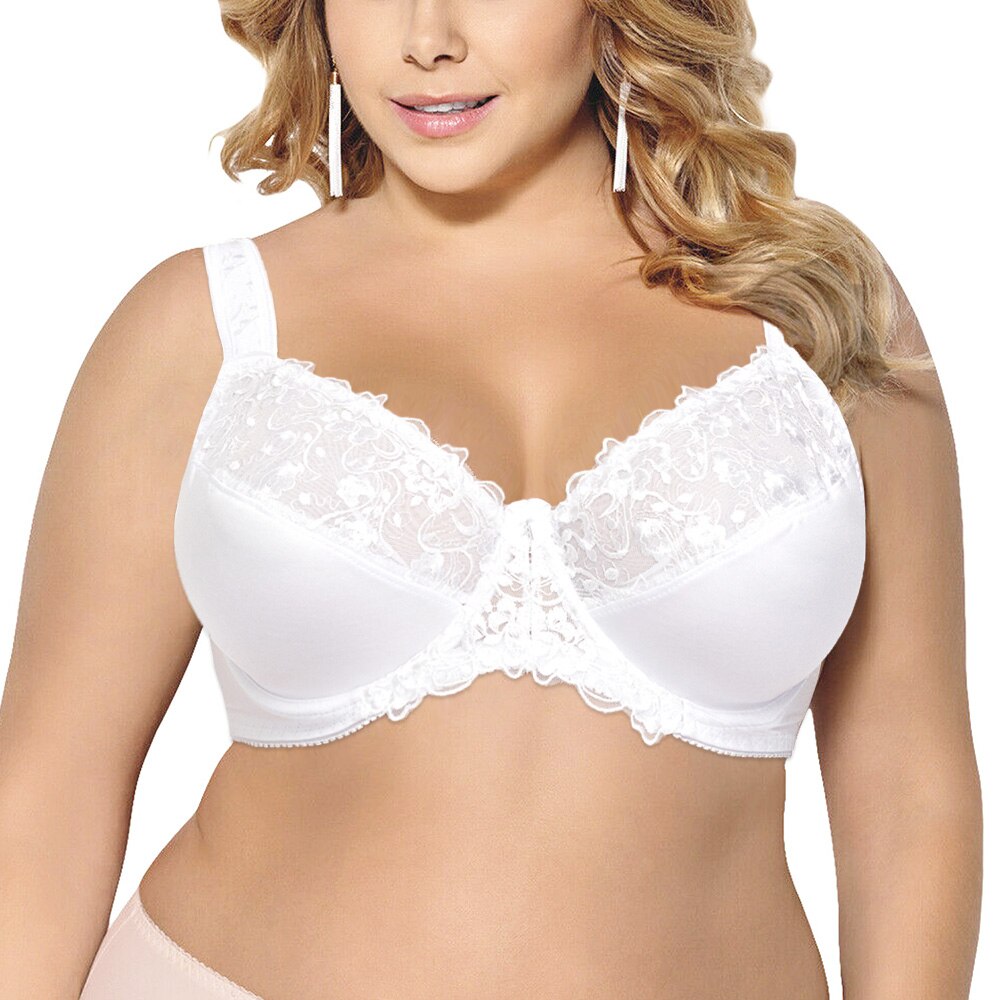 White Underwire Lace Bra