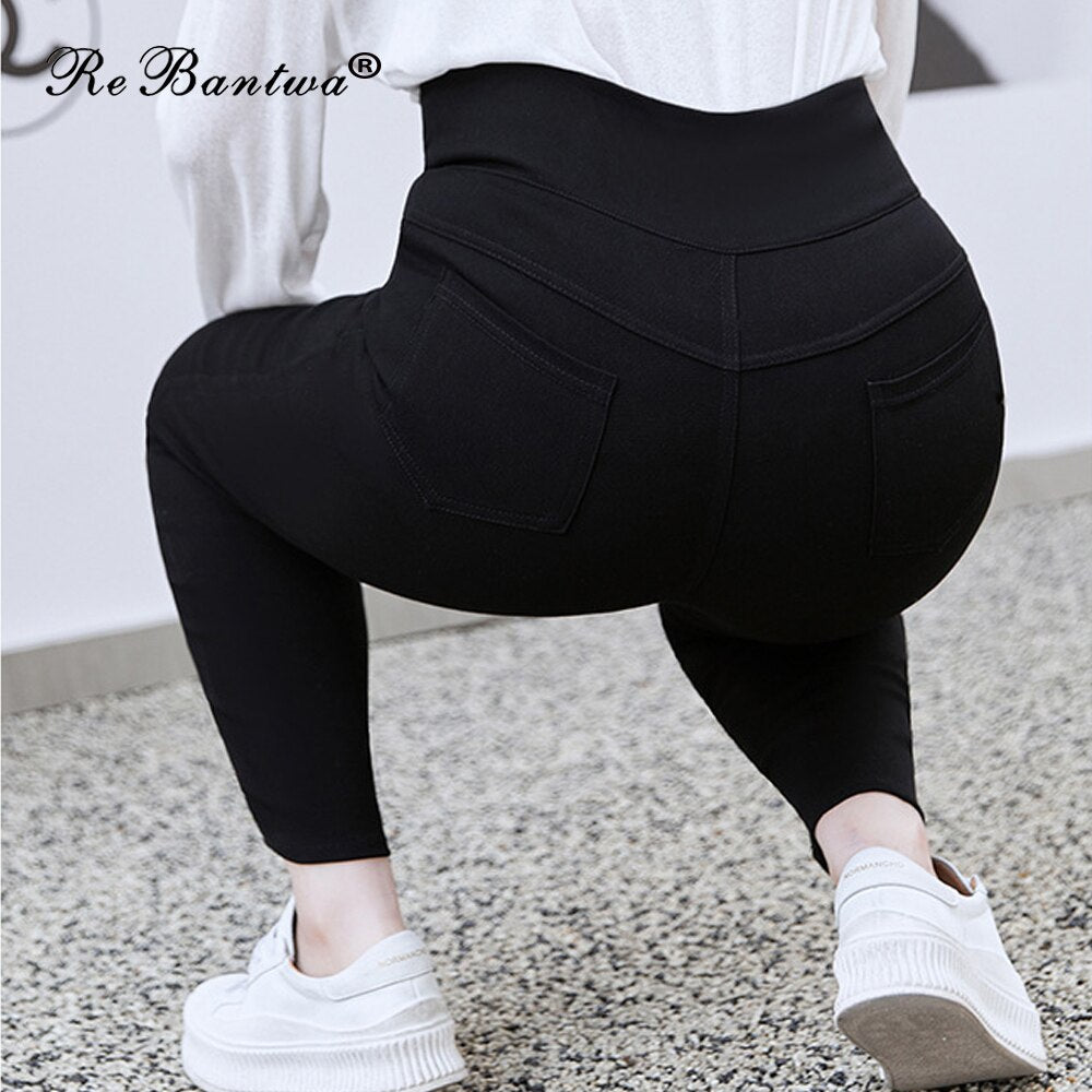 Women Workout Push Up Leggings Plus Size 8XL 9XL 10XL Slim Legging High Waist Jeggings Button Women Pencil Pants Mujer Long Pant